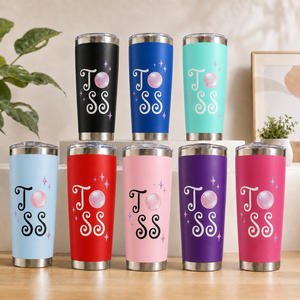 Long Heat Cold Retention Stainless Steel Tumbler Eco-Friendly Straw 12-24 Hours Thermal Insulation Custom Art Back School - Product Image 6