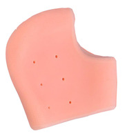Meilleures ventes Soins des pieds Demi-coussinets en gel de silicone Protège-talons Chaussettes en gel hydratant
