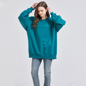 Sweat-shirts d'hiver colorés en polaire respirante et écologique pour femmes, à manches longues, col rond, personnalisables, style streetwear - Product Image 2