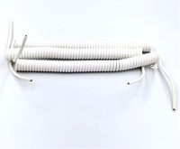 Kabel Spiral OEM Multi-Core dengan Selubung PUR dan Kawat Spiral
