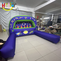 Juego de tiro con arco para niños, pistola inflable Nerf, campo de tiro