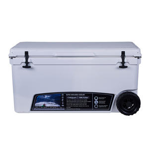 Glacière rotomoulée KUER-B 110 litres avec roues pour la pêche et les activités de plein air - Product Image 1