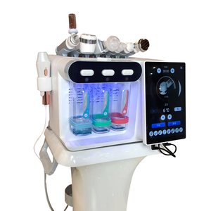 เครื่องทำฟองไฮโดรเจนไฮโดรเจนบนใบหน้า H2O2ทำความสะอาดผิวแบบมืออาชีพ8 1เครื่อง Hydro Jet US EU UK เข้ากันได้ - Product Image 1
