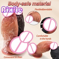 Dildo réaliste géant doux au toucher de la peau, pour la masturbation féminine, pénétration anale pour hommes, massage de la prostate, gros pénis, jouets sexuels pour adultes