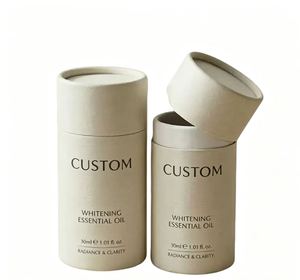 Tubo Cilíndrico de Papel Kraft de Alta Gama Personalizado, Empaque Ecológico para Cosméticos Hechos a Mano, Perfume, Cuidado de la Piel, Polvo Suelto - Product Image 6