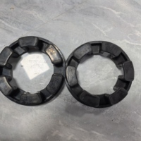 Élément en caoutchouc rigide en acier NM112 pour machine de vulcanisation C-KING, raccord de pompe à eau 128, insert NBR