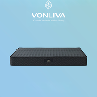 Matelas en mousse à mémoire de forme VONLIVA à prix d'usine, haute densité, soutien ferme, taille Queen, avec surmatelas à ressorts, pour la vente en gros
