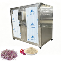 Automatische groente-, ui-, knoflook-, zoete gember-oven droger, rotatiedroogapparatuur, SUS304 materiaal, industrieel voedsel.