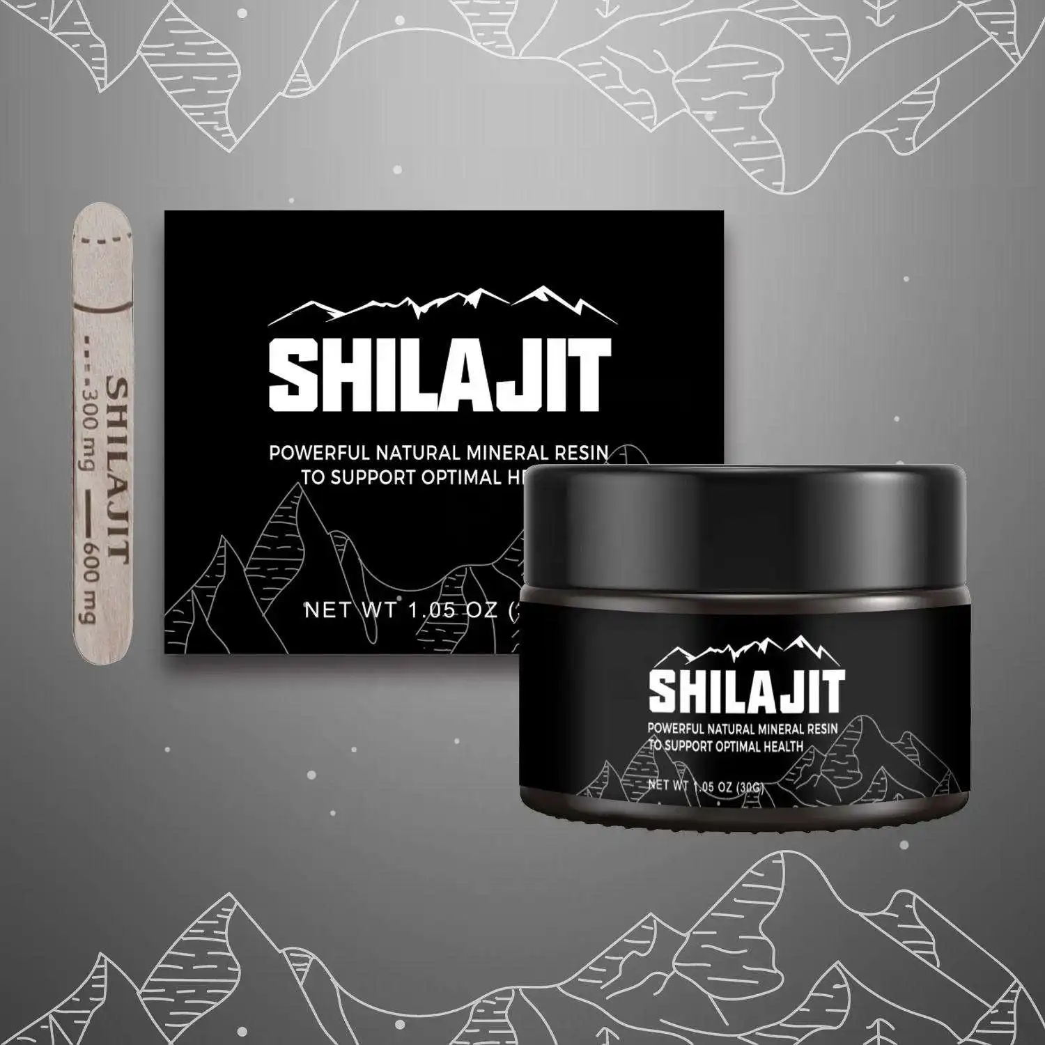 Vitamin mineralleri zengin Oem ambalaj diyet takviyesi orijinal Shilajit özü Shilajit ürünleri
