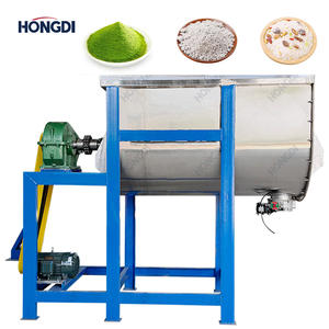 Agitateur à double ruban en acier inoxydable avec moteur AC, machine industrielle de mélange de poudres et de produits chimiques avec décharge pneumatique - Product Image 2