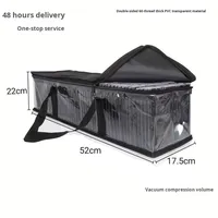 Grenzüberschreitender CD-Handtaschen-Organizer 50x40x30cm Baseballkappen-Buch PVC Wasserdichter Feuchtigkeitsbeständiger Aufbewahrungsbeutel