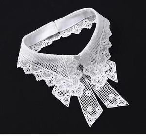 Wholesale TA Brand French Lace Embroidery Floret Collar Accessories Half <strong>Shirt</strong> Detachable Collar Women <strong>Dickey</strong> Sleeveless - Product Image 4