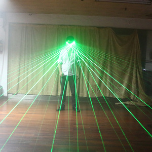 Lunettes laser LED rechargeables Lumière verte Spectacle de scène de danse DJ Club Rave Party Performance <span class=keywords><strong>Laserman</strong></span> Show Glasses - Product Image 3