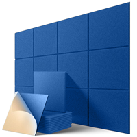 Panneaux insonorisants en fibre de polyester insonorisants Panneau mural décoratif en feutre Panneau acoustique insonorisant en polyester 100%