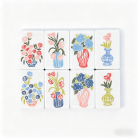 Jeu de Mahjong Personnalisé en Acrylique de Haute Qualité Miss Luxury pour Soirées entre Amis, Soirées Jeux, Divertissement sur Table, pour Femmes