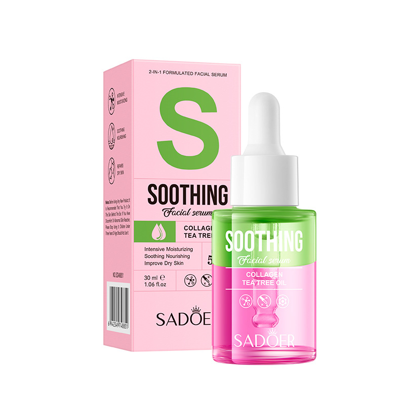 #02 green+pink, Collagen Tea Tree Oil