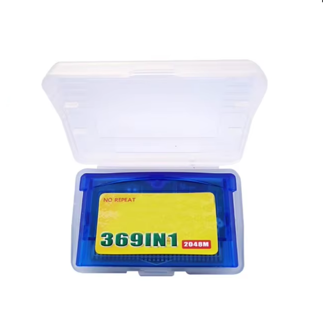 Top Quality 369 in 1 Game Cartridge Cards for GBA