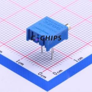 ตัวต้านทานปรับได้/โพเทนชิออมิเตอร์ผ่านรูส่วนประกอบ (THT) 3296P-1-203 20Kohm 10% 500mW 25 - Product Image 1