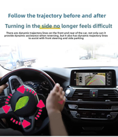 Capteur de stationnement panoramique 360° tout-en-un pour BMW ID8/iD8.5/iD9 |   Écran OEM étanche avec vision nocturne couleur 1080P