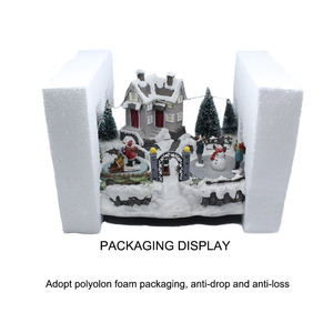 Decorazioni luminose per cottage da giardino <span class=keywords><strong>di</strong></span> <span class=keywords><strong>natale</strong></span> regali <span class=keywords><strong>di</strong></span> <span class=keywords><strong>natale</strong></span> artigianato in resina ornamenti <span class=keywords><strong>casa</strong></span> musicale elettrica - Product Image 6