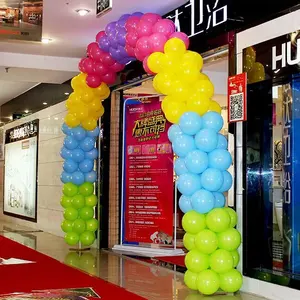 Venta caliente arco de globos de globo de plástico de cumpleaños bebé ducha novia decoración suministros