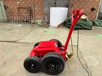 Machine à rouler électrique personnalisée SHINEWELL, rouleau à double roue de haute qualité pour jeux gonflables, vente en gros