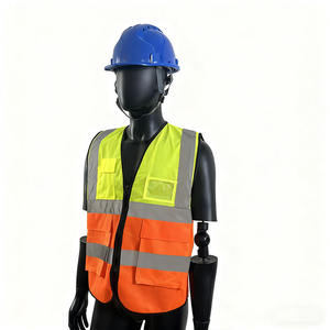 Gilet de sécurité réfléchissant haute visibilité avec poches pour la construction, l'<span class=keywords><strong>inspection</strong></span> sanitaire, l'ingénierie - Product Image 2