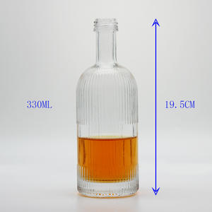 Bouteille en verre ronde <span class=keywords><strong>de</strong></span> luxe exclusive haut <span class=keywords><strong>de</strong></span> gamme personnalisée <span class=keywords><strong>de</strong></span> 500 ml pour vin <span class=keywords><strong>de</strong></span> <span class=keywords><strong>Bordeaux</strong></span>, boissons, spiritueux, estampage à chaud, livraison rapide, avec bouchon - Product Image 6