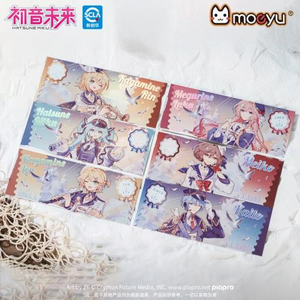 18 Cajas al por mayor de la serie Anime Moeyu Hatsune-Mikuu Tidal Song: Caja sorpresa de tarjetas fotográficas instantáneas y Caja sorpresa de insignias coleccionables - Product Image 3