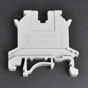 Fabriek Voorraad Uk2.5b Grey Plastic Universeel Paneel Gemonteerd Toevoer Door Schroefkooi Kabel Draad Din Rail <span class=keywords><strong>Terminal</strong></span> Blok Connectoren - Product Image 2