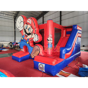 Château <span class=keywords><strong>gonflable</strong></span> commercial à louer pour fêtes, château <span class=keywords><strong>gonflable</strong></span> personnalisé, combo <span class=keywords><strong>Mario</strong></span> <span class=keywords><strong>gonflable</strong></span> avec toboggan - Product Image 2