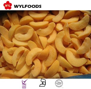 OEM/ODM de alta calidad de Venta caliente de China de fábrica de alimentos de frutas congeladas para ventas al por mayor y al por menor dulce IQF congelado amarillo melocotón medio dados - Product Image 3