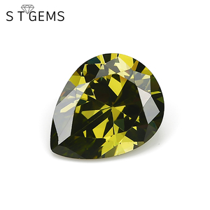 Vendita calda brillante taglio pera oliva cubica Zirconia CZ <span class=keywords><strong>pietra</strong></span> per gioielli - Product Image 3
