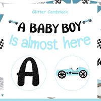 Dekorasi Baby Shower Mobil Balap, Spanduk Bayi Laki-laki Akan Segera Datang, Spanduk Baby Shower Mobil Balap, Perlengkapan Pesta Balap