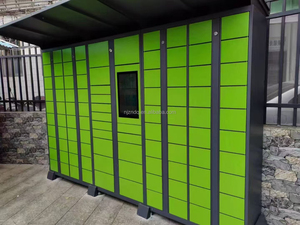 Casiers de livraison de colis en acier à verrouillage électronique, casiers logistiques intelligents pour livraison express, casiers de métro avec solution de stockage sécurisée - Product Image 3