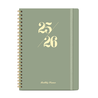 Agenda annuel numérique personnalisé 2026, journal à points, carnet de travail, agenda spirale, carnet quotidien, logo personnalisé