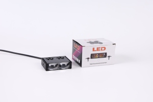 Yongyou <span class=keywords><strong>Mini</strong></span> Dual-Linsen LED-Zusatzscheinwerfer mit Eingebautem Kühlventilator, Robustes Aluminiumgehäuse für Motocross und Nachtabenteuer - Product Image 2