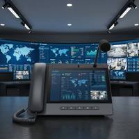 Consola de Paginación IP A330i con Cámara de 13MP, 20 Líneas SIP, Wi-Fi 6, BT 5.4, Teléfono PTM con Salida HD, Estación de Control de Despacho SIP