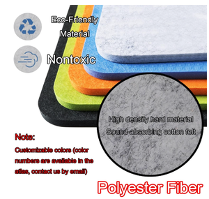 Pannelli Fonoassorbenti per Ufficio e Studio, Personalizzabili in Colori e Dimensioni, Non Tossici, con Presa Elettrica, per Divisori da Scrivania e Piani di Lavoro - Product Image 2