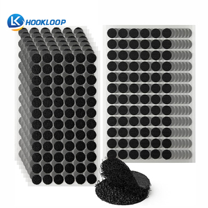 Noir Blanc 10 15 20 25 mm Points adhésifs autocollants résistants à l'adhérence forte Ruban auto-agrippant - Product Image 3