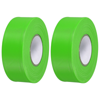 Ruban de signalisation néon vert fluorescent haute visibilité, résistant aux UV et à la décoloration, pour la fabrication de drapeaux - Articles d'exportation en stock