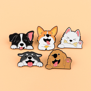 5 Nuevos Diseños <span class=keywords><strong>de</strong></span> Broches <span class=keywords><strong>de</strong></span> Aleación <span class=keywords><strong>de</strong></span> Alta Calidad con Forma <span class=keywords><strong>de</strong></span> Perro, Adornos Metálicos para Mochilas - Product Image 5