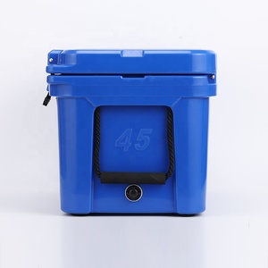 Glacière portable professionnelle personnalisable avec logo, grande capacité, pliable, isotherme, en PE rotomoulé, étanche, pour canettes et boissons - Product Image 2