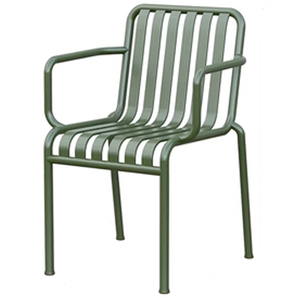 Juego de mesa y silla de bistró para exteriores de hierro moderno para lugares de ocio Tiendas de té con leche Casas de familia y cafés de jardín - Product Image 1