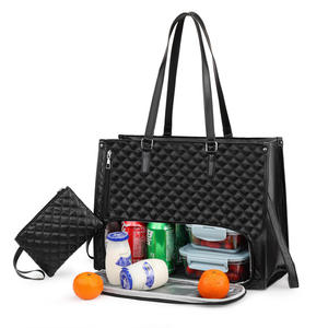 <span class=keywords><strong>Borsa</strong></span> Termica alla Moda per Donne con Scomparto Isolato per il Pranzo, <span class=keywords><strong>Borsa</strong></span> da Picnic Elegante per Lavoro e Affari - Product Image 1