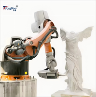 Tian Jiao Machinery 6 axes bras robotique CNC routeur nouvelle Machine de gravure de corps d'occasion Robot sculpture sur pierre moteur de marbre 3D