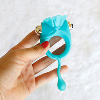 Great Force OEM Fabrik Penisring Vibrator Sexspielzeug für Frauen und Männer Männlicher Ejakulationsverzögerer Sextoy Erwachsenen-Cockring Vibrierend