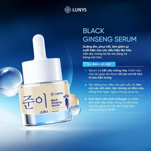 Sérum Visage au Ginseng Noir Panax LUNYS 20ml – Essence Éclaircissante Anti-Âge, Atténuation des Taches Brunes, Éclat Lumineux – Soin Coréen - Product Image 6