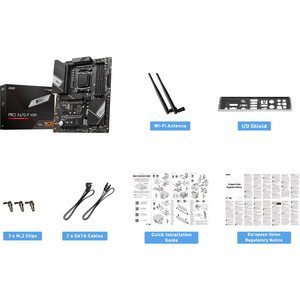 Placa Base para Computadora PRO X670-P WIFI Compatible con CPU7950X3D/7900X3D/7800X3D (Interfaz AMD X670/AM5) X670 - Product Image 6