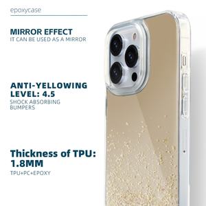 Étui de téléphone miroir de luxe pour iPhone 15 14 13 12 11, étui de téléphone en TPU miroir de luxe, protection contre les chutes - Product Image 2